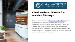 Cima Law Group Phoenix Auto Accident Attorneys