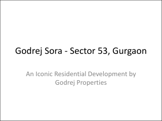 Godrej_Sora_Sector_53_Gurgaon