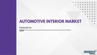 Automotive Interior Market Growth Opportunities 2031
