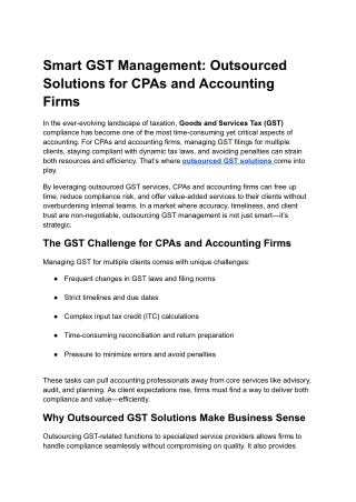 Smart GST Management_ Outsourced Solutions for CPAs and Accounting Firms