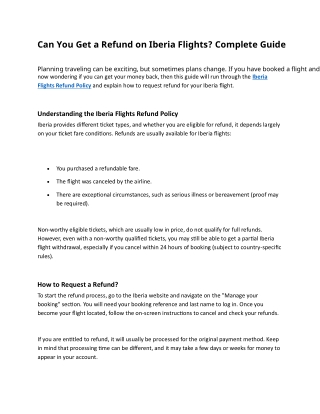 Can You Get a Refund on Iberia Flights_edited