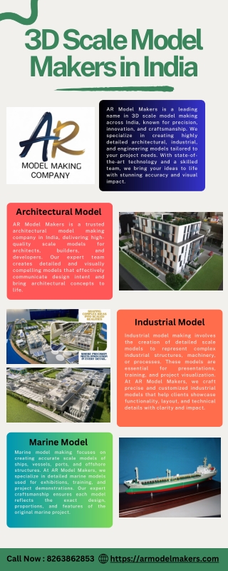 Expert 3D Scale Model Makers in India - AR Model Makers