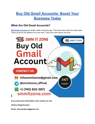 Buy Old Gmail Accounts_ Boost Your Business Today