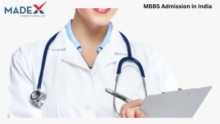 MBBS Admission in India | Madex Career Counsellor