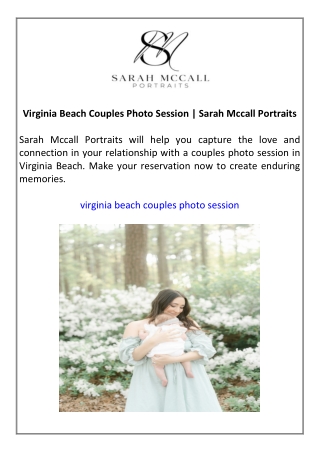 Virginia Beach Couples Photo Session  Sarah Mccall Portraits