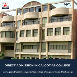 direct admission in Galgotias College