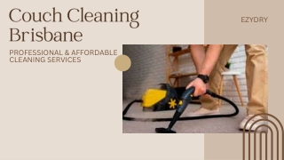Couch Cleaning Brisbane - Professional & Affordable Cleaning Services
