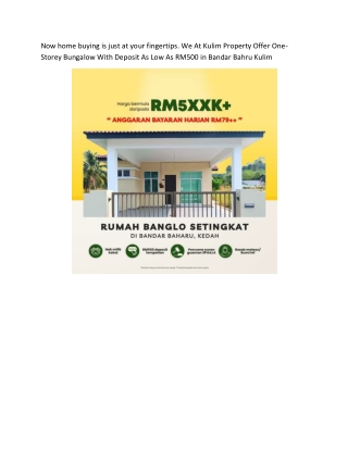 Now home buying is just at your fingertips.