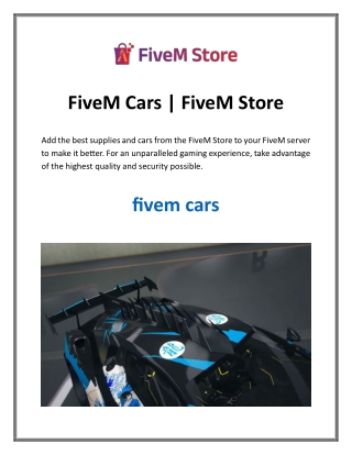FiveM Cars