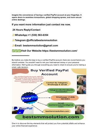 10 Best Websites to Buy Verified Paypal Accounts (Aged & Fresh) - 2025 Ultimate Guide
