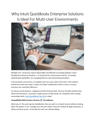 Intuit quickbooks free trial