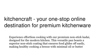 kitchenware business