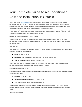 Local Heating and Cooling