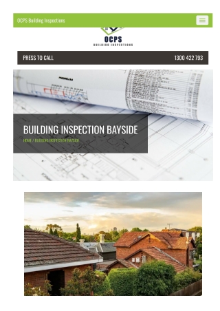 Building Inspection Bayside