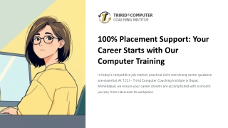100% Placement Support - Your Career Starts with Our Computer Training
