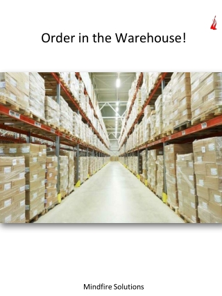 Warehouse Order Management - Mindfire Solutions