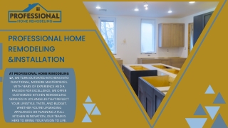 Professional Home Remodeling