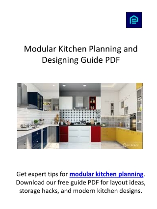Smart Modular Kitchen Design Ideas for Chicago Apartments – Free PDF