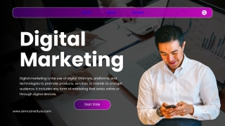 Digital marketing is the use of digital channels, platforms, and technologies to promote products, services, or brands t