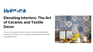 Elevating Interiors: The Art of Ceramic and Textile Decor