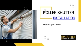 New Roller Shutter Installation