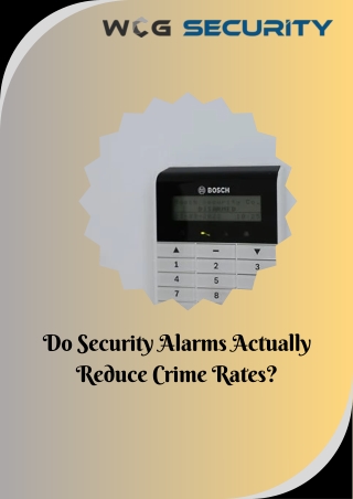 Do Security Alarms Actually Reduce Crime Rates