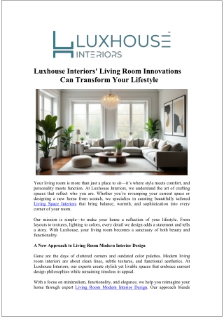 Living Space Interiors