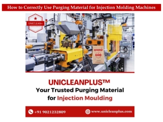 How to Properly Use Purging Material in Injection Molding Machines