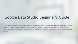 Google Data Studio Beginner's___