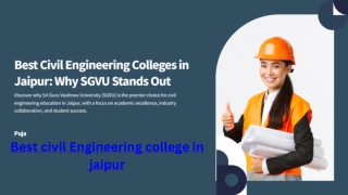 Best civil Engineering college in jaipur