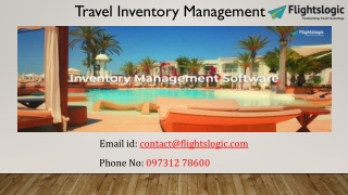 Travel Inventory Management