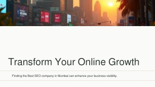 Discover the Best SEO Companies in Mumbai for 2025