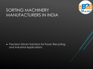 Sorting_Machinery_Manufacturers_India_