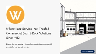 Monthly Service for Dock Levelers Mississauga