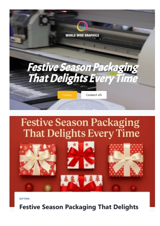 Festive Packaging for Gifting & Branding | By WorldWideGraphics