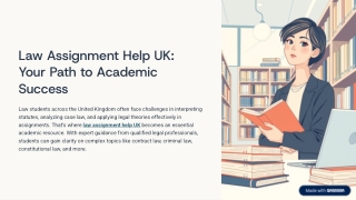 Enhance Legal Writing and Academic Success with Expert Law Assignment Help UK Se