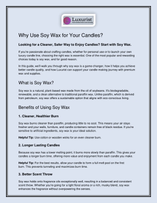 Why Use Soy Wax for Your Candles_.