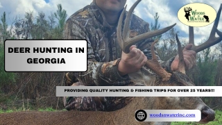 Hardest found whitetail deer hunting in Georgia