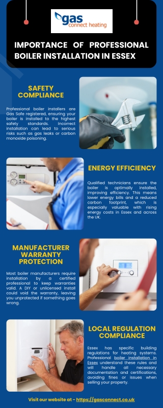 Importance of Professional Boiler Installation in Essex