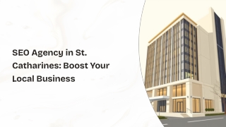 SEO Agency in St. Catharines – Local & Targeted Results