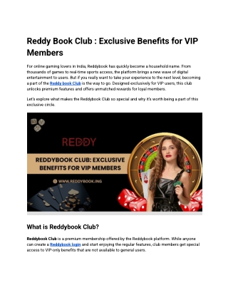 Reddy Book Club _ Exclusive Benefits for VIP Members