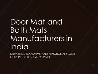 Door_Bath_Mats_Manufacturers_India