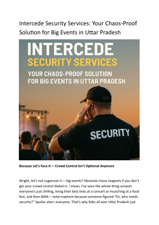 Intercede Security Services
