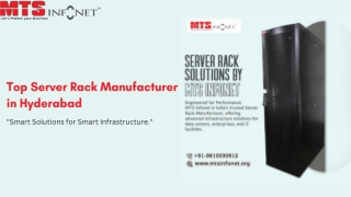 Top Server Rack Manufacturer  in Hyderabad - MTS  Infonet