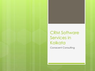 Revolutionizing Customer Engagement: CRM Software Services by Conacent, Kolkata