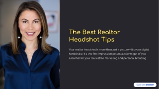 The Best Realtor Headshot Tips