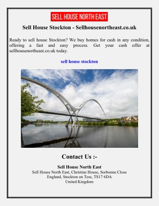Sell House Stockton - Sellhousenortheast.co.uk