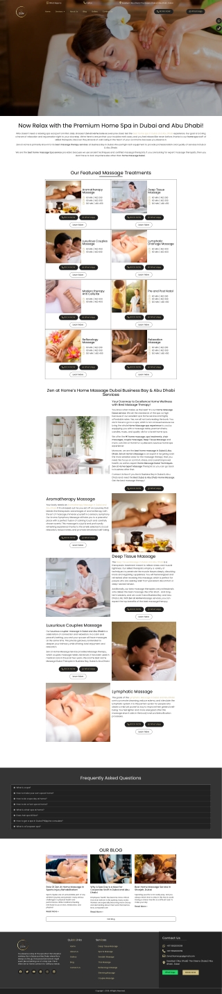 Best Home Massage Serivces
