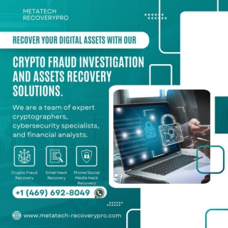 Best Cryptocurrency Recovery Expert in 2025: META TECH RECOVERY PRO