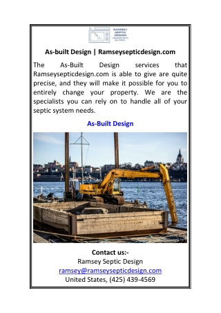 As-built Design Ramseysepticdesign.com